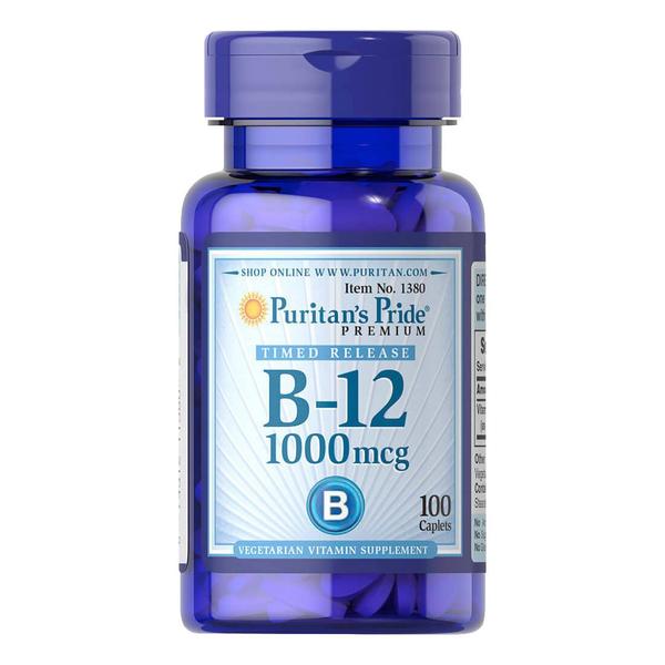 Vitamina B12 1000mcg Puritans Pride - 100 Cápsulas