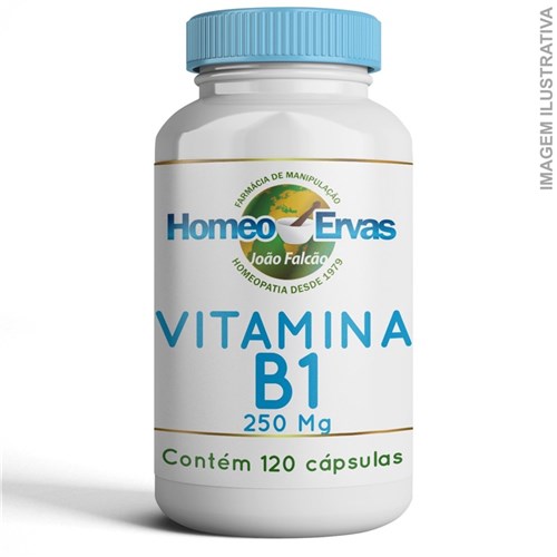 Vitamina B1 250 Mg - 120 Cápsulas