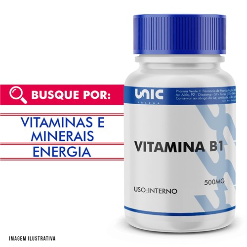 Vitamina B1 500Mg 50 Caps Unicpharma