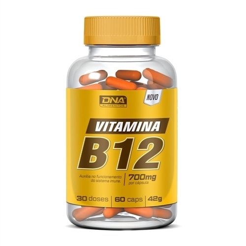 Vitamina B12 60 Caps - Dna Suplementos