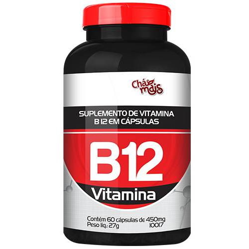 Vitamina B12 60 Cápsulas de 450mg