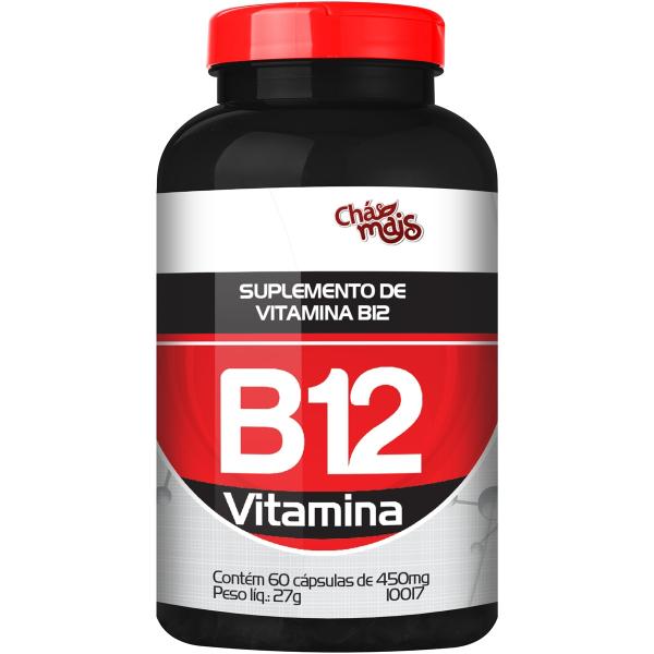 Vitamina B12 60 Cápsulas de 500mg - Chá Mais