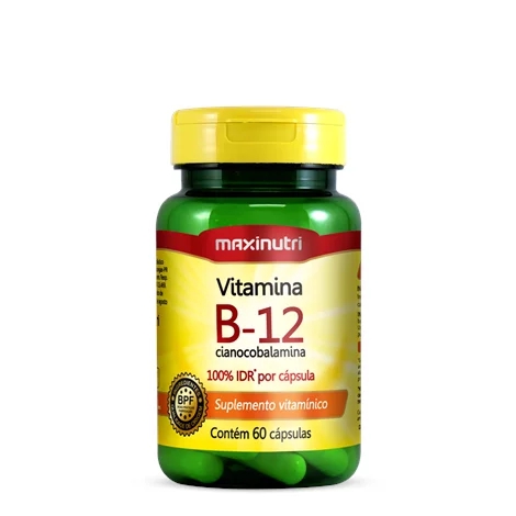 Vitamina B12 60 Cápsulas Maxinutri