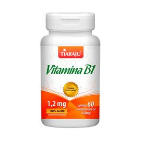 Vitamina B1 Tiaraju - 60 Comprimidos 250mg