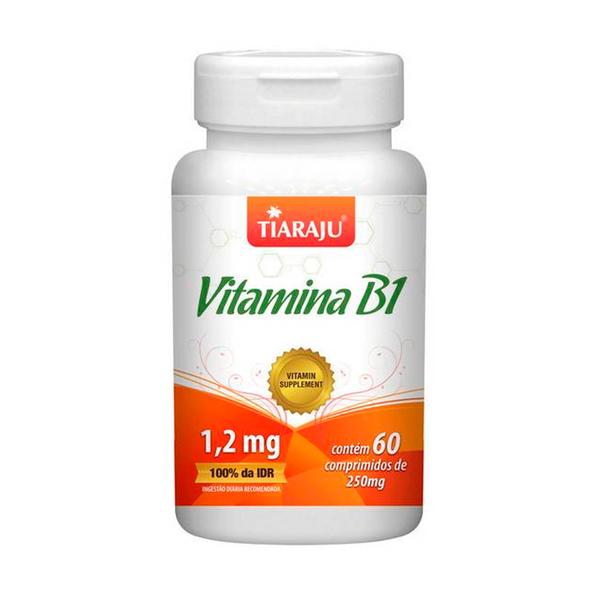 Vitamina B1 - Tiaraju - 60 Comprimidos de 250mg