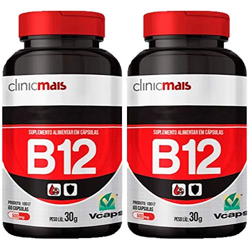 Vitamina B12-2 Unidades de 60 Cápsulas - Clinic Mais