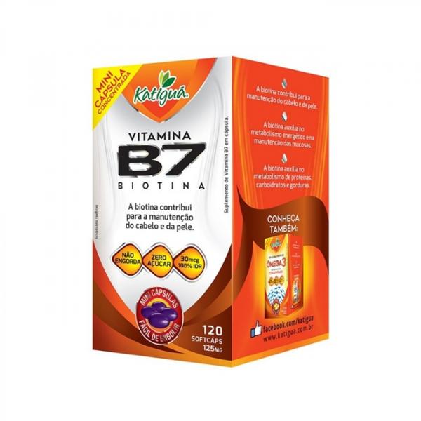 Vitamina B7 (biotina) 120caps 125mg - Katigua