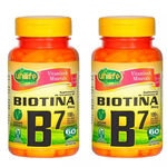 Vitamina B7 (Biotina) - 2x 60 Cápsulas - Unilife