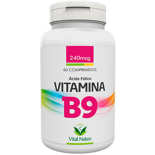 Vitamina B9 Ácido Fólico 60 Comp