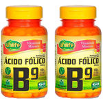 Vitamina B9 (Ácido Fólico) 2X60 Cápsulas Unilife