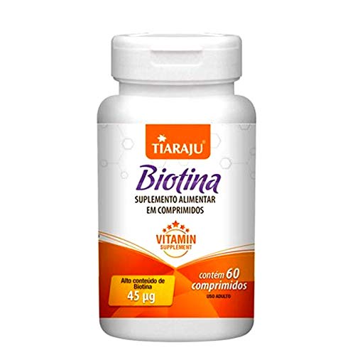Vitamina Biotina Tiaraju 60 Comprimidos de 45mg