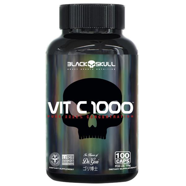 Vitamina C 1000 - Black Skull (100 Caps)