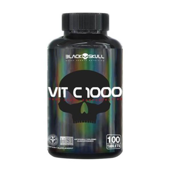 Vitamina C 1000mg 100 Caps Black Skull