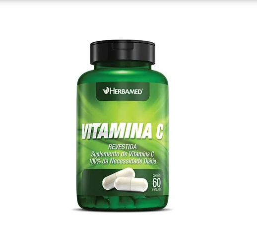 Vitamina C 45mg - 60 Cápsulas - Herbamed