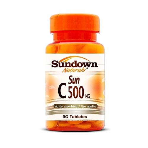 Vitamina C 500mg - 30 Cápsulas - Sundown Naturals - PE276172-1