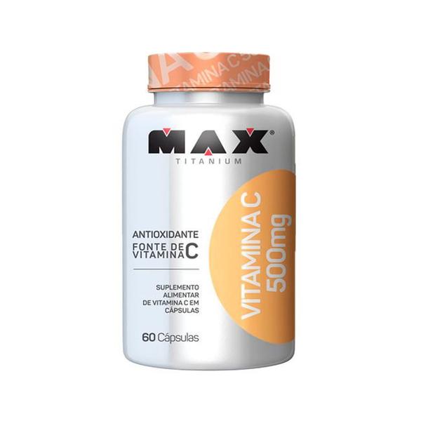 Vitamina C 500mg - 60 Cápsulas - Max Titanium