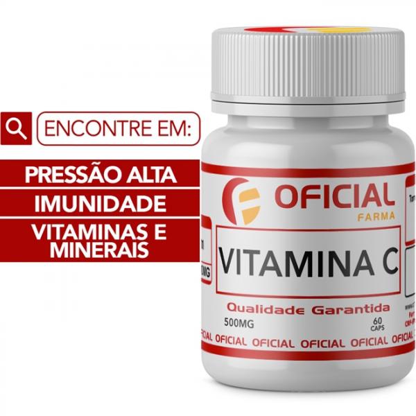 Vitamina C 500Mg 60 Cápsulas - Oficialfarma
