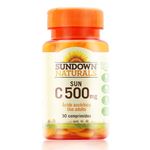 Vitamina C 500mg com 30 Comprimidos Sundown Naturals