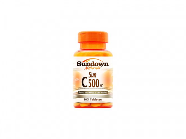 Vitamina C 500mg Sundown 180 Tablets