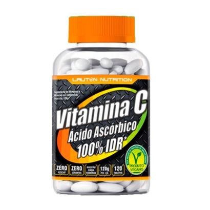 Vitamina C (Ácido Ascórbico) - 120 Tabletes - Lauton