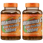 Vitamina C Ácido Ascórbico 2 Unidades De 120 Cápsulas Lauton