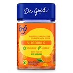 Vitamina C Dr Good Suplemento em Pastilha Tangerina 30 Gomas