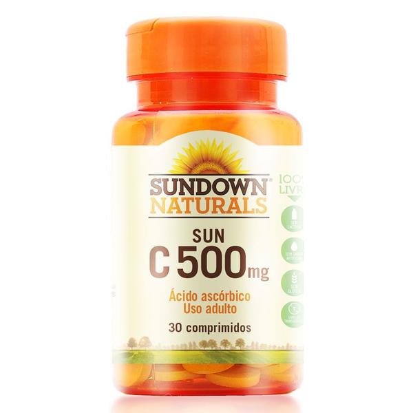 Vitamina C Sundown Sun C 500mg C/ 30 Comprimidos