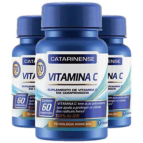 Vitamina C - 3 Unidades de 60 Comprimidos - Catarinense