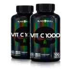 Vitamina C Vit C 1000mg 100 Tabletes - Black Skull