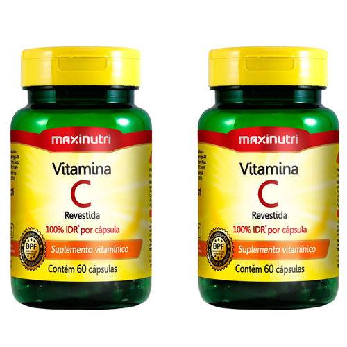 Vitamina C - 2x 60 Cápsulas - Maxinutri