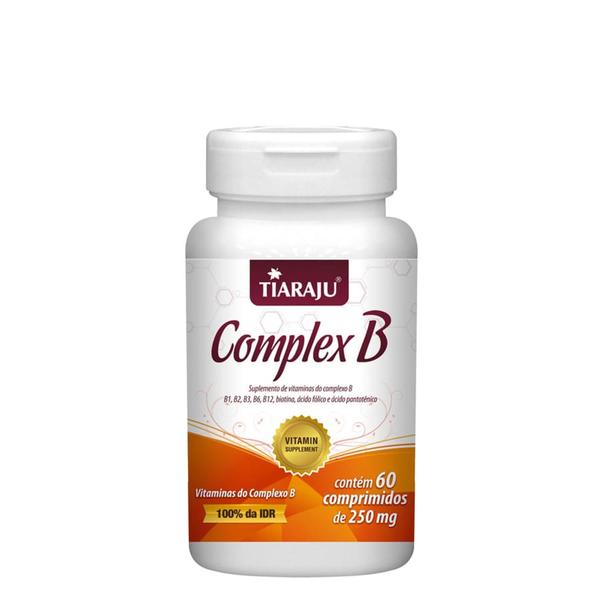 Vitamina Complexo B 250mg 60 Comprimidos Tiaraju