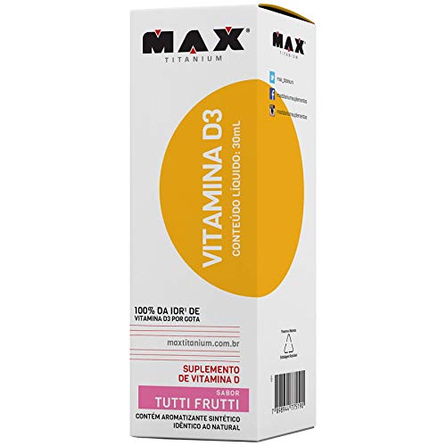 Vitamina D3 30 Ml - Max Titanium