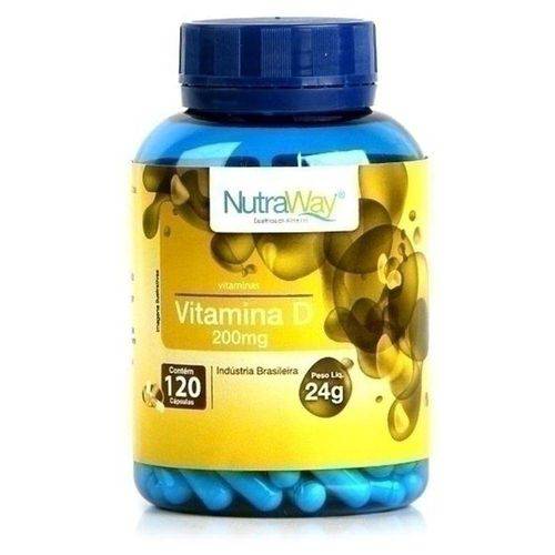 Vitamina D 200mg 120 Capsulas Nutraway