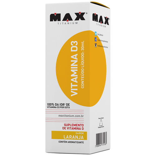 Vitamina D3 - 30ml - Max Titanium