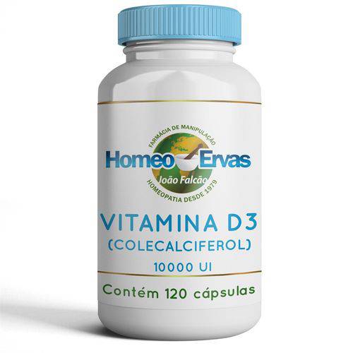 Vitamina D3 10.000UI - 120 CÁPSULAS