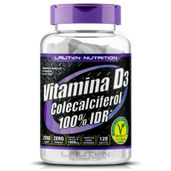 Vitamina D3 100% Idr 120 Comprimidos Lauton