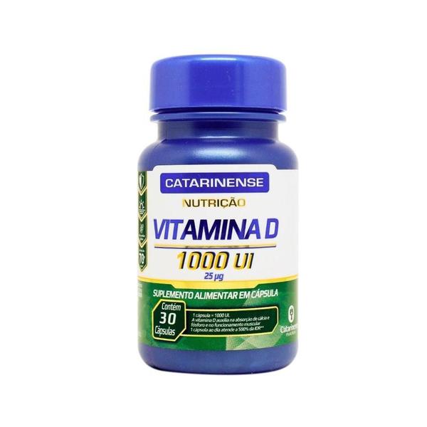 Vitamina D 1000UI 30 Cápsulas - Catarinense