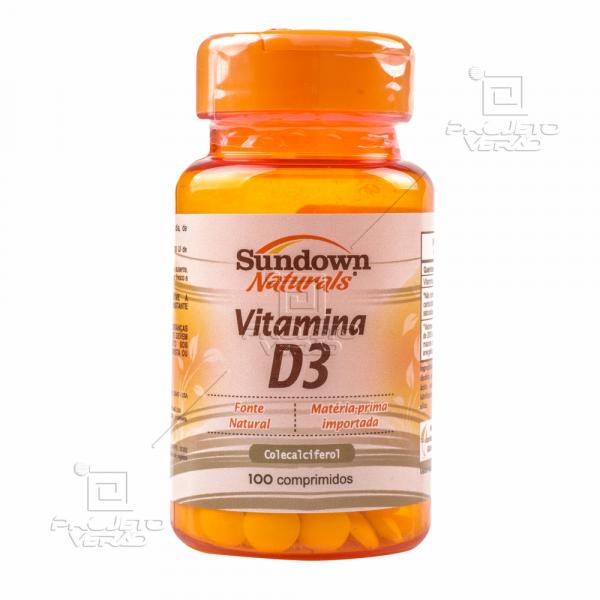 Vitamina D3 100ui 100 Comprimidos - Sundown