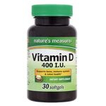 Vitamina D 400 IU - Nature's Measure