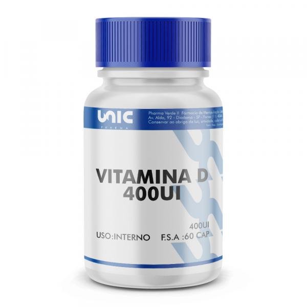 Vitamina D 400 Ui 60 Caps Unicpharma
