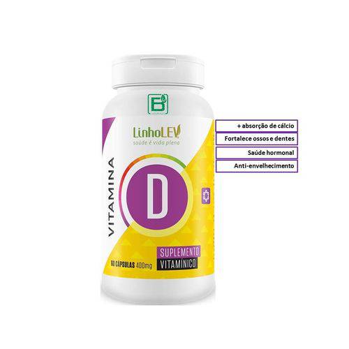 Vitamina D - 400mg - 60 Cáps