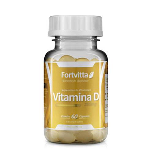 Vitamina D 250mg - 60 Cápsulas - Fortvitta