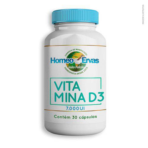 Vitamina D3 7.000UI 30 Cápsulas