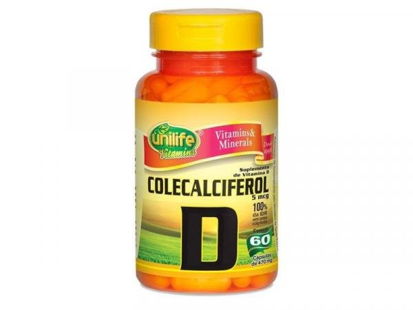 Vitamina D3 Colecalciferol 60 Cápsulas - Unilife