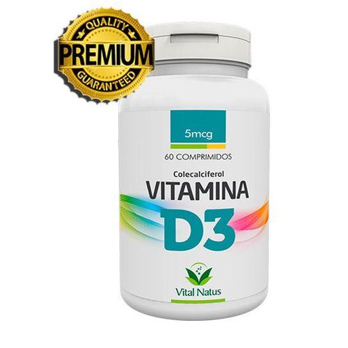 Vitamina D3 Colecalciferol 60 Cápsulas