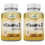 Vitamina D (Colecalciferol) - 2 Un de 60 Cápsulas - Katigua