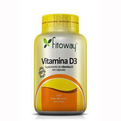 Vitamina D3 Fitoway - 60 Cápsulas - Fitoway