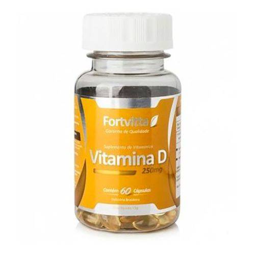 Vitamina D Fortvitta 250mg 60 Cápsulas