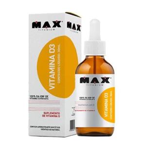 Vitamina D3 - Max Titanium Laranja - 30ml