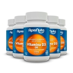 Vitamina D3 Oil Apisnutri 60 cápsulas
